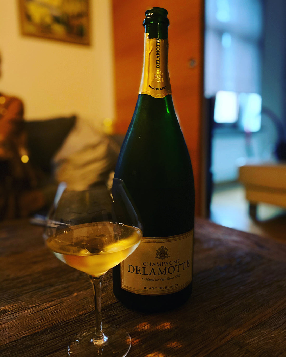 Champagne Delamotte Blanc de Blancs Magnum – recension