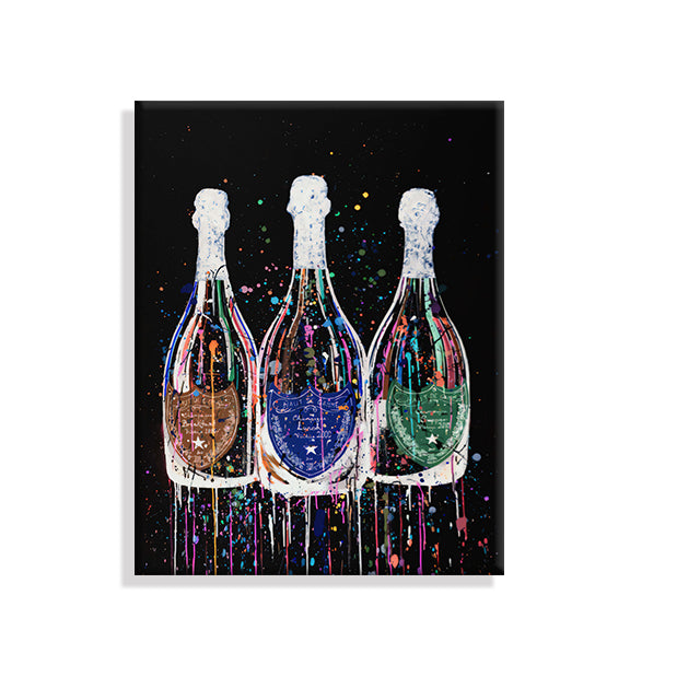 Champagne Stories™ – Modern Väggkonst