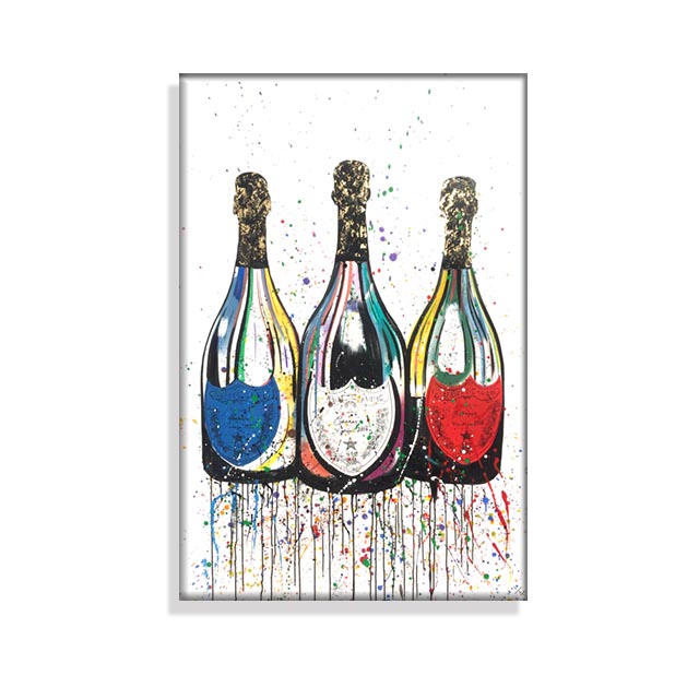 Champagne Stories™ – Modern Väggkonst
