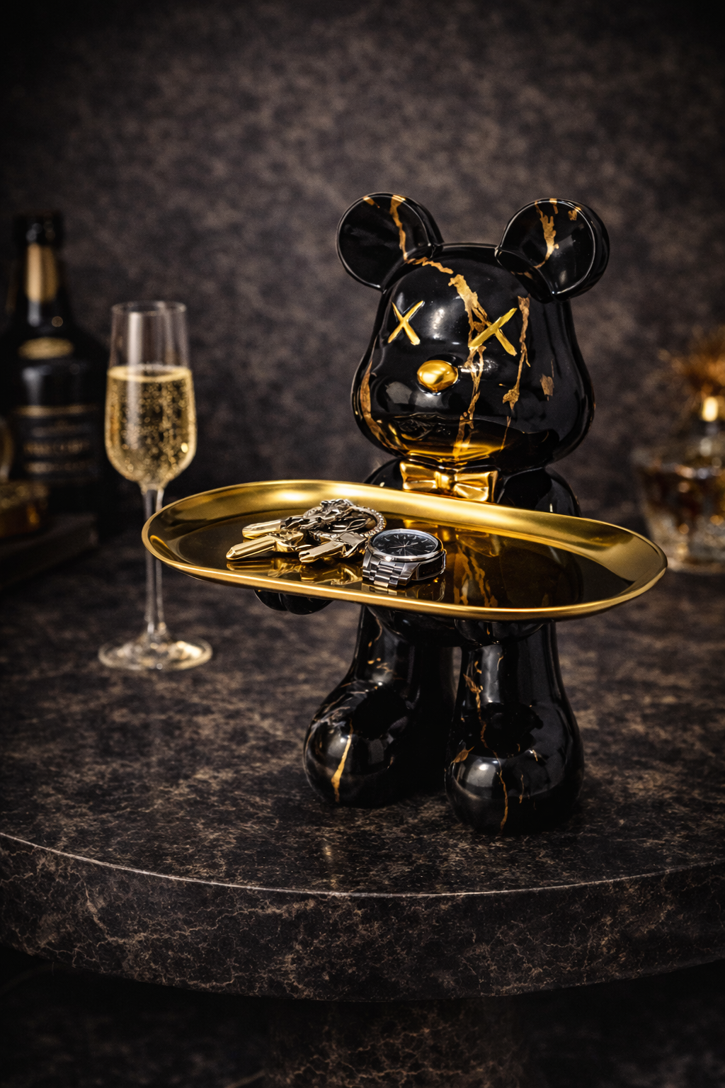 Dekadent Bear Tray™ – Statementbricka i Designutförande