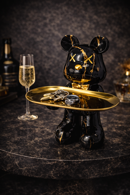 Dekadent Bear Tray™ – Statementbricka i Designutförande